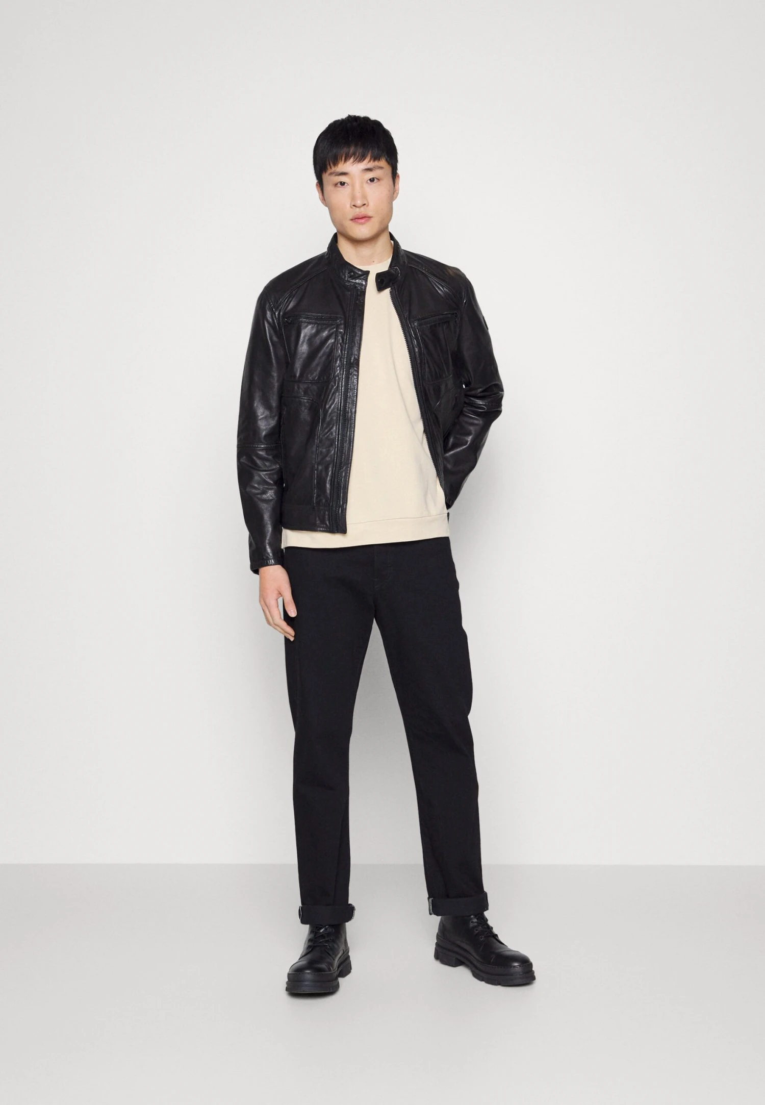 Pier One Short Sleeve Sweatshirt - T-Shirt Basic - Tan 4 Pier One Short Sleeve Sweatshirt - T-Shirt Basic - Tan - Afbeelding 2