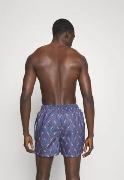 Pier One Zwemshorts - Dark Blue/Multi-Coloured -Pier One 5e3ad58cd8984186a2e0cf4b86cda6eb