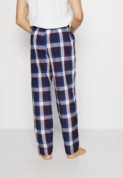 Pier One 2 Pack - Pyjamabroek - 503 - Dark Blue_302 - Red -Pier One 61f2048aa9de4452822bf981b723ea2e