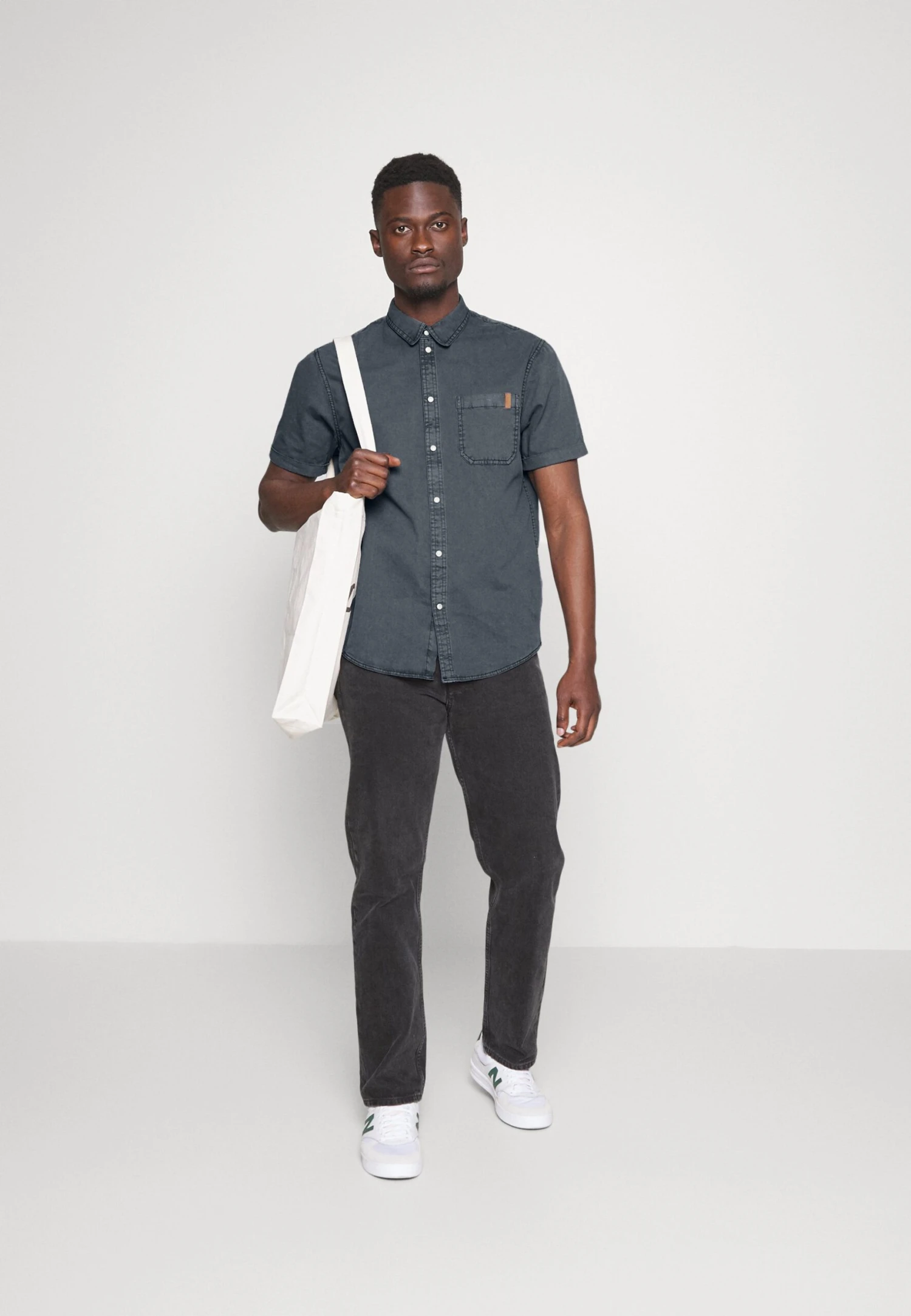 Pier One Overhemd - Blue-Grey 4 Pier One Overhemd - Blue-Grey - Afbeelding 2