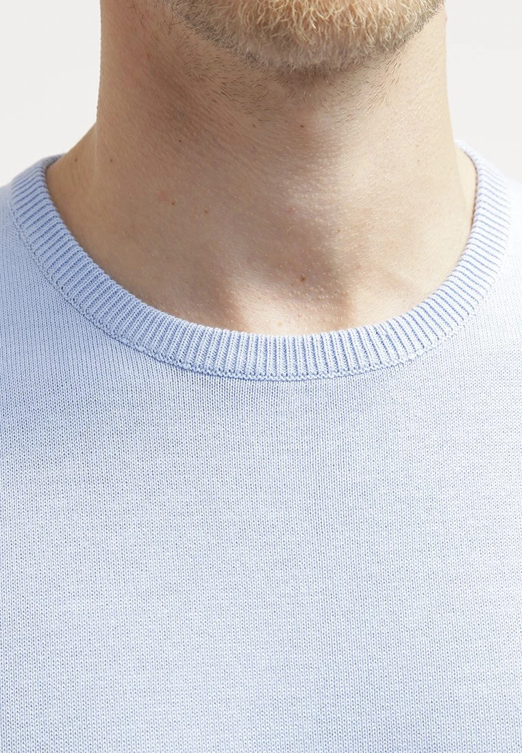 Pier One Basic Crewneck - Trui - Light Blue 7 Pier One Basic Crewneck - Trui - Light Blue - Afbeelding 5