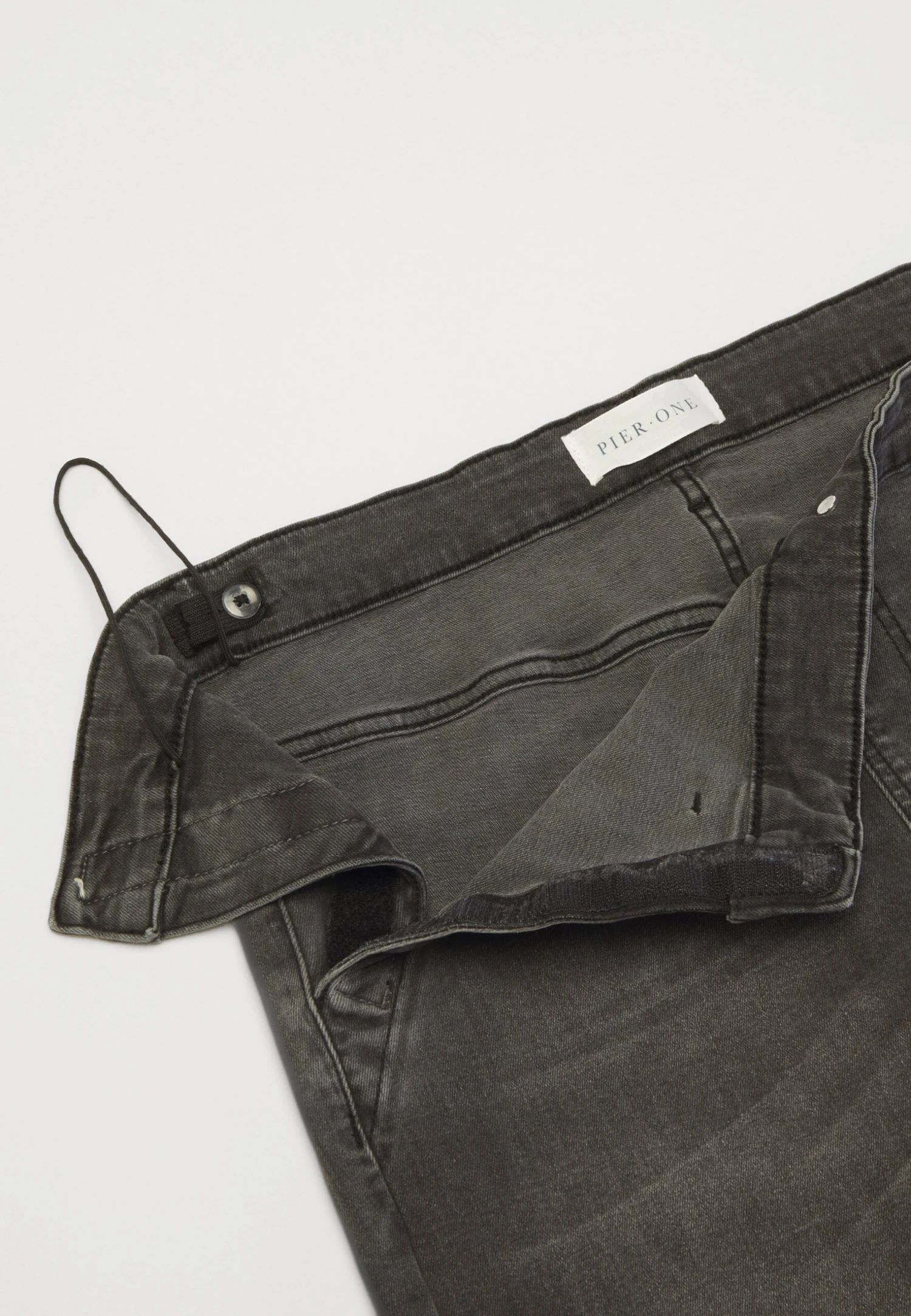 Pier One Straight Leg Jeans - Grey Denim 11 Pier One Straight Leg Jeans - Grey Denim - Afbeelding 9