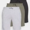 Pier One 3 Pack - Pyjamabroek - Black/Mottled Grey/Khaki -Pier One cfd63269131c47ba85b5a0772f5e7b9f