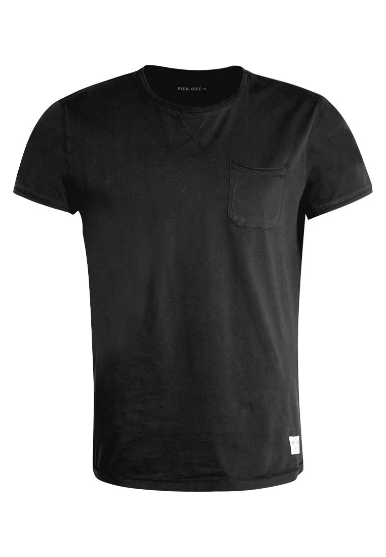 Pier One Garment Tee - T-Shirt Basic - Black 7 Pier One Garment Tee - T-Shirt Basic - Black - Afbeelding 6