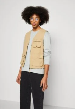 Pier One Bodywarmer - Tan -Pier One f195baee9fb6489dbaeb853180d004d6